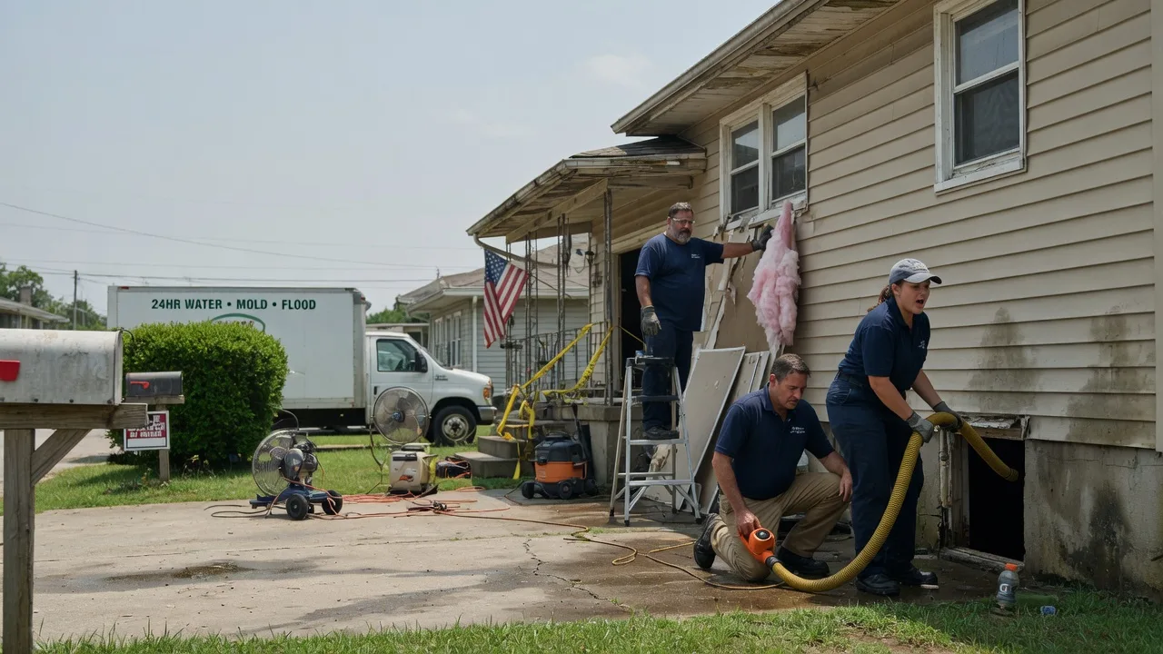 Water Damage Repair in Glenpool, OK near me